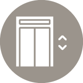 Skip the stairs with elevators in select buildings
